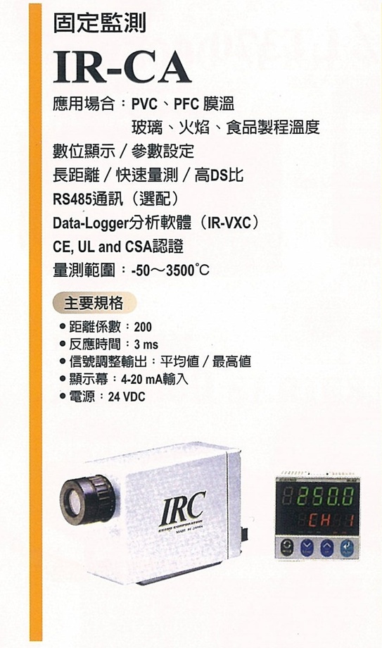 CHIN0 IR-CA 系列